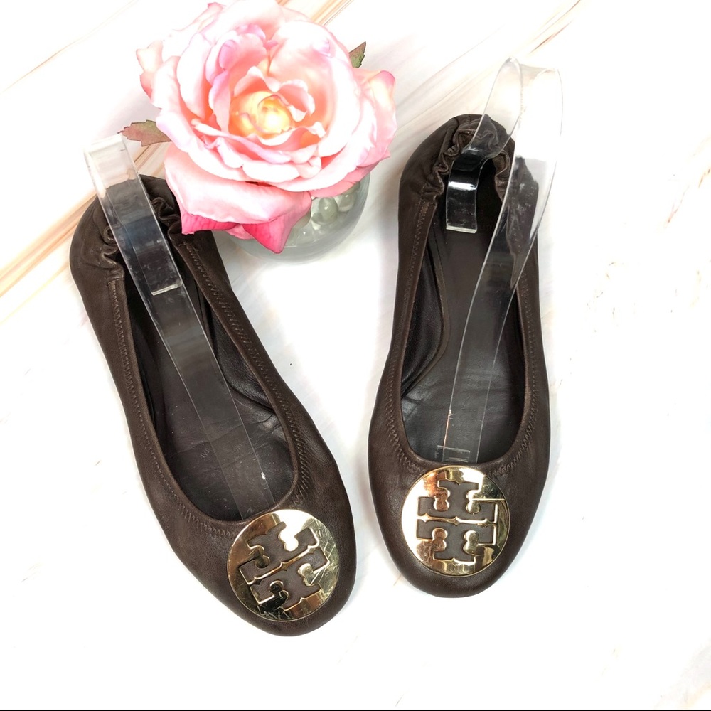 Tory Burch flats size 7 brown